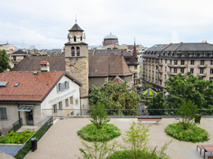 Image from the walking tour through Geneva